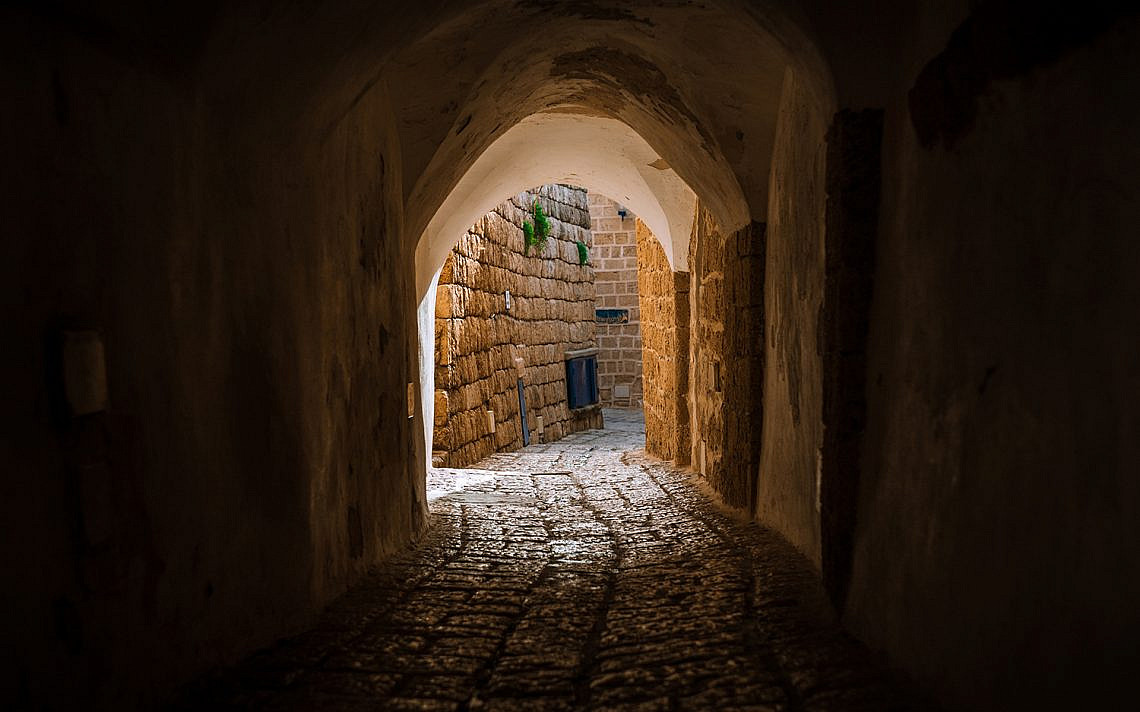 stone street in the old city of Israel 2