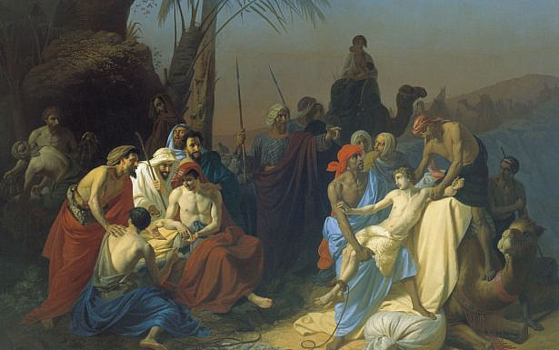 Joseph's Brothers Sell Him into Captivity, 1855 painting by Konstantin Flavitsky, wikimedia